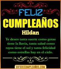 GIF Frases de Cumpleaños Hildan